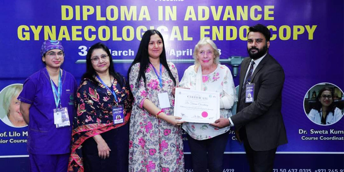 Completed Diploma in advanced Gynaecological Endoscopy (Kiel, Germany)